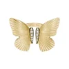 Colecția Sutton Butterfly Inel central din oțel inoxidabil auriu