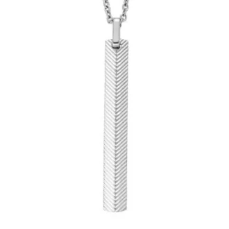 Colier cu lanț din oțel inoxidabil Harlow Linear Texture
