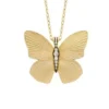 Colier cu pandantiv din oțel inoxidabil auriu din colecția Sutton Butterfly Colier cu pandantiv din oțel inoxidabil auriu din colecția Sutton Butterfly