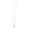 Colier cu pandantiv din oțel inoxidabil auriu Heritage Legacy Charm Colier cu pandantiv din oțel inoxidabil auriu Heritage Legacy Charm