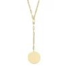 Colier Heritage D-Link din oțel inoxidabil auriu cu gât în Y Colier Heritage D-Link din oțel inoxidabil auriu cu gât în Y