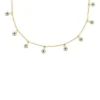 Colier Sutton Evil Eye cu lanț din alamă Colier Sutton Evil Eye cu lanț din alamă