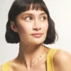 Colier Sutton Evil Eye cu lanț din alamă Colier Sutton Evil Eye cu lanț din alamă