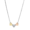 Colier Sutton Heart Tri-Tone Steel Colier Sutton Heart Tri-Tone Steel