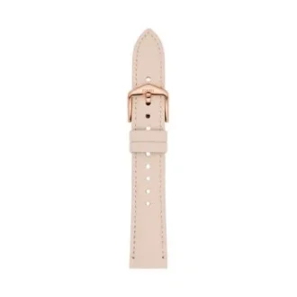 Curea din piele LiteHide™ bej deschis de 18 mm