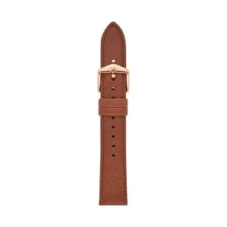 Curea din piele LiteHide™ maro mediu de 18 mm