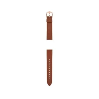 Curea din piele LiteHide™ maro mediu de 18 mm
