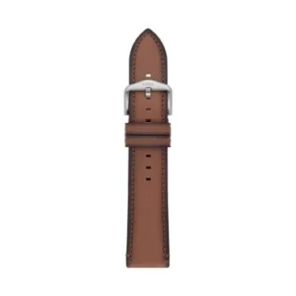 Curea din piele LiteHide™ maro mediu de 22 mm
