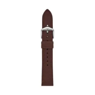 Curea din piele LiteHide™ maro închis de 18 mm