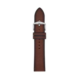 Curea din piele LiteHide™ maro închis de 22 mm