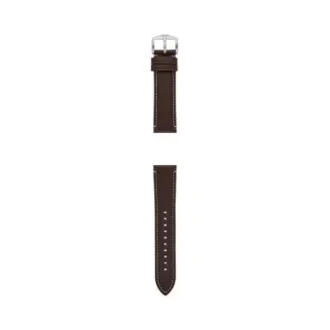 Curea din piele LiteHide™ maro închis de 22 mm