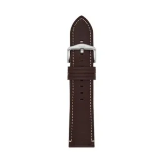 Curea din piele LiteHide™ maro închis de 24 mm