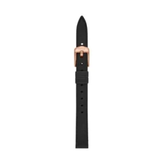 Curea din piele LiteHide™ neagră de 12 mm