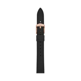 Curea din piele LiteHide™ neagră de 14 mm