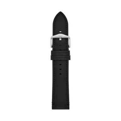 Curea din piele LiteHide™ neagră de 22 mm Curea din piele LiteHide™ neagră de 22 mm