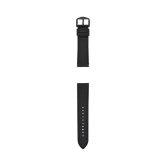 Curea din piele LiteHide™ neagră de 22 mm