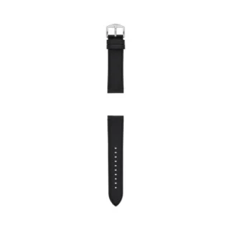Curea din piele LiteHide™ neagră de 22 mm