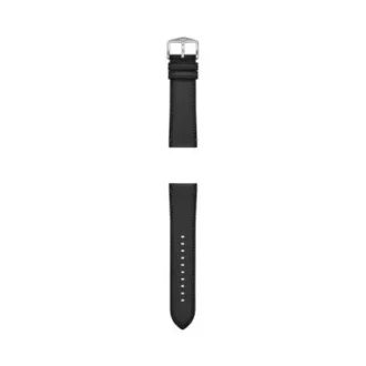 Curea din piele LiteHide™ neagră de 24 mm