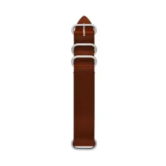 Curea din piele maro de 22 mm