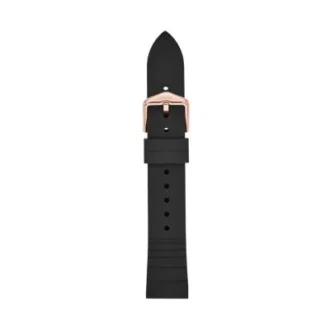 Curea din silicon negru de 18 mm