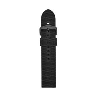 Curea din silicon negru de 22 mm