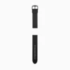Curea din silicon negru de 22 mm