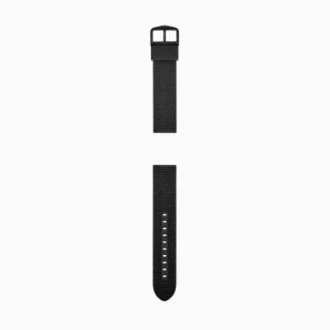 Curea din silicon negru de 22 mm