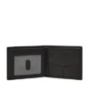 Derrick Piele RFID Bifold cu portofel cu fereastră pentru actul de identitate Derrick Piele RFID Bifold cu portofel cu fereastră pentru actul de identitate
