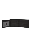 Derrick Piele RFID Bifold cu portofel cu fereastră pentru actul de identitate Derrick Piele RFID Bifold cu portofel cu fereastră pentru actul de identitate