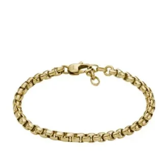 Ellis Core Chains Brățară cu lanț din oțel inoxidabil auriu