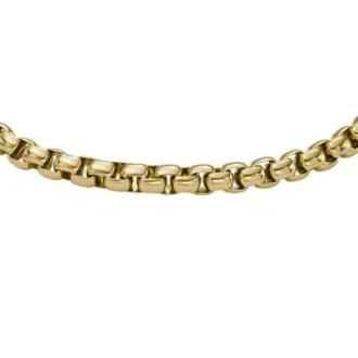 Ellis Core Chains Brățară cu lanț din oțel inoxidabil auriu