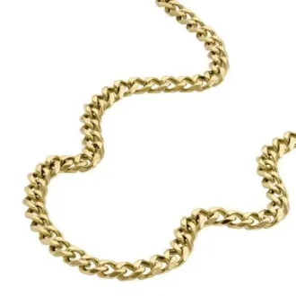 Ellis Core Chains Colier cu lanț din oțel inoxidabil auriu