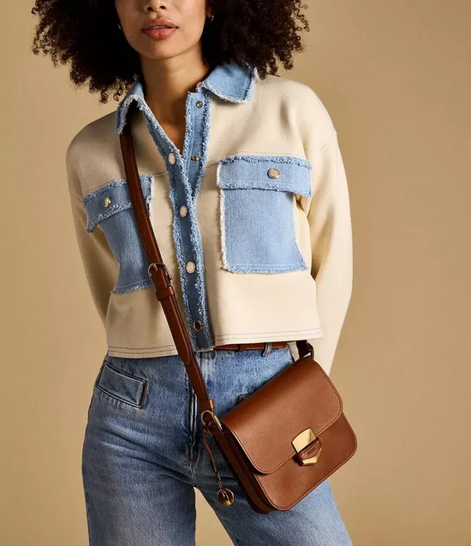 Geantă crossbody din piele Lennox