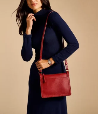 Geantă crossbody din piele Taryn