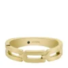 Inel cu bandă din oțel inoxidabil auriu Heritage D-Link Chain Inel cu bandă din oțel inoxidabil auriu Heritage D-Link Chain