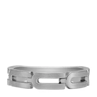 Inel cu bandă din oțel inoxidabil Heritage D-Link Chain