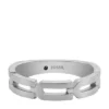 Inel cu bandă din oțel inoxidabil Heritage D-Link Chain