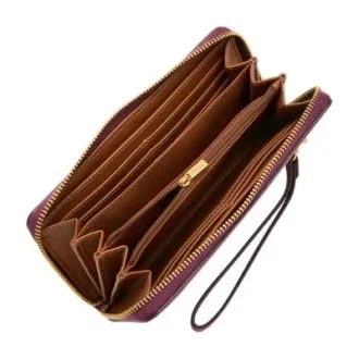 Logan RFID Zip Around Clutch