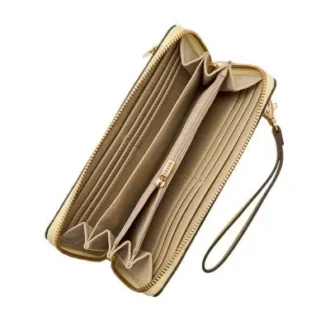 Logan RFID Zip Around Clutch
