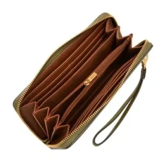 Logan RFID Zip Around Clutch