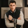 Nick Jonas x Fossil Machine Luxe Blue Vignette Ceas cu trei ace din piele croco maro