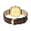 Nick Jonas x Fossil Machine Luxe Blue Vignette Ceas cu trei ace din piele croco maro
