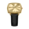 Nick Jonas x Fossil Machine Luxe Ceas cu trei ace din piele de crocodil neagră Nick Jonas x Fossil Machine Luxe Ceas cu trei ace din piele de crocodil neagră