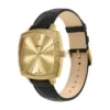 Nick Jonas x Fossil Machine Luxe Ceas cu trei ace din piele de crocodil neagră Nick Jonas x Fossil Machine Luxe Ceas cu trei ace din piele de crocodil neagră