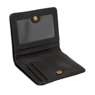 Portofel mic din piele Logan cu RFID și două compartimente