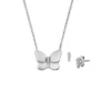 Set cadou colier și cercei Sutton din oțel inoxidabil cu închidere tip fluture