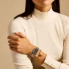 Set ceas și brățară Raquel cu trei ace, dată, din oțel inoxidabil în două nuanțe Set ceas și brățară Raquel cu trei ace, dată, din oțel inoxidabil în două nuanțe