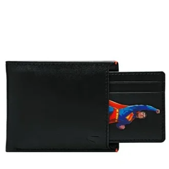 Superman x Fossil Derrick Portofel glisant 2 în 1