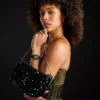 The Wizard of Oz x Fossil Ediție specială Geantă Jolie cu paiete smarald The Wizard of Oz x Fossil Ediție specială Geantă Jolie cu paiete smarald