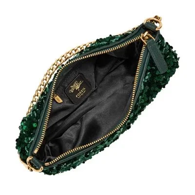The Wizard of Oz x Fossil Ediție specială Geantă Jolie cu paiete smarald The Wizard of Oz x Fossil Ediție specială Geantă Jolie cu paiete smarald
